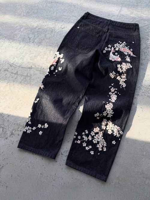 Women's Cherry Blossom Casual Trousers