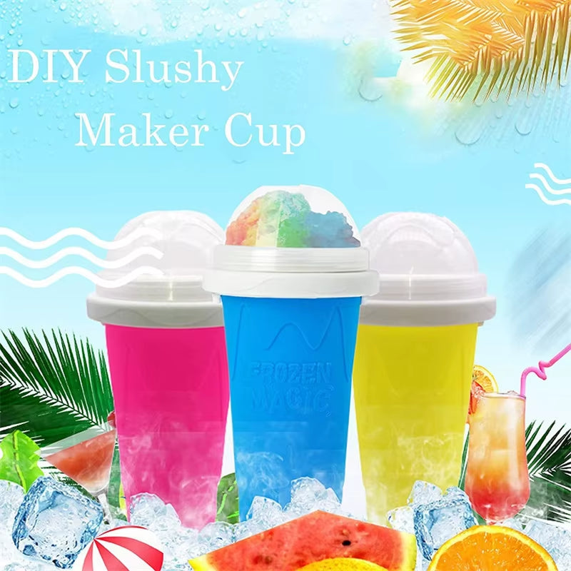 Quickly Make Smoothie Cups Large Capacity Homemade Smoothies Juice Ice Cream Milkshake Squeeze Bottle Cooling Cup Kitchen Tools
