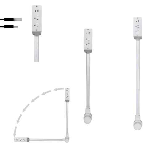 USB-C and AC Power Outlet Extender for Versatile Devices