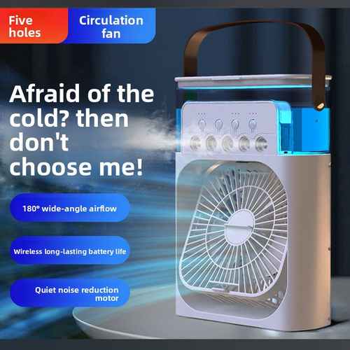 Desktop Humidifier & Desk Fan USB Mini Air Cooler for Bedroom Use