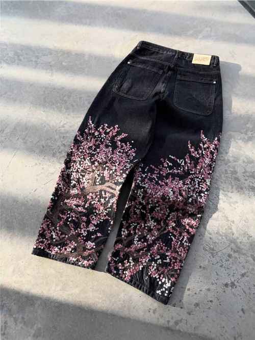Women's Cherry Blossom Casual Trousers