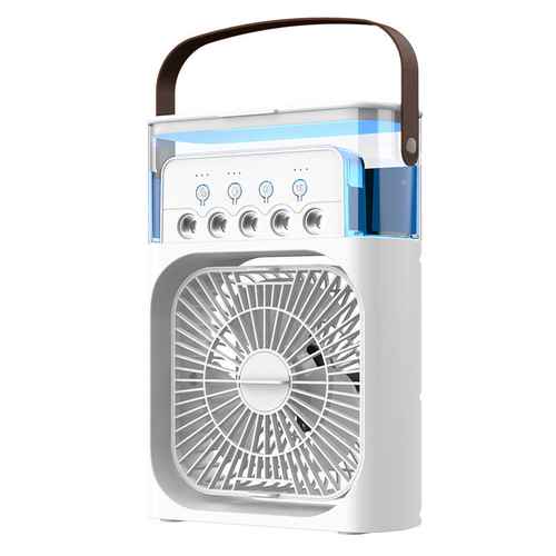 Desktop Humidifier & Desk Fan USB Mini Air Cooler for Bedroom Use