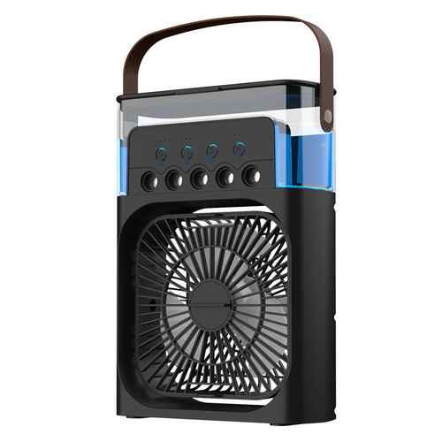 Desktop Humidifier & Desk Fan USB Mini Air Cooler for Bedroom Use